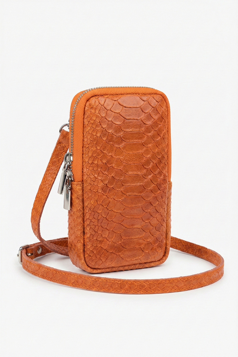 PHONE BAG EFECTO PIEL COCODRILO