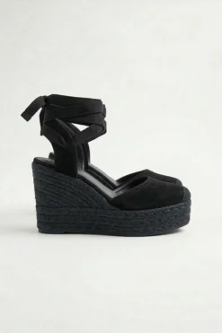 ALPARGATAS CUÑA BLACK