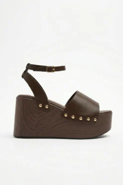SANDALIAS PLATAFORMA EFECTO MADERA