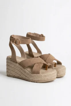 Alternative view of SANDALIAS DE YUTE CAMEL