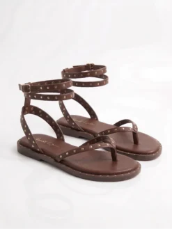Alternative view of SANDALIAS TIRAS TACHAS