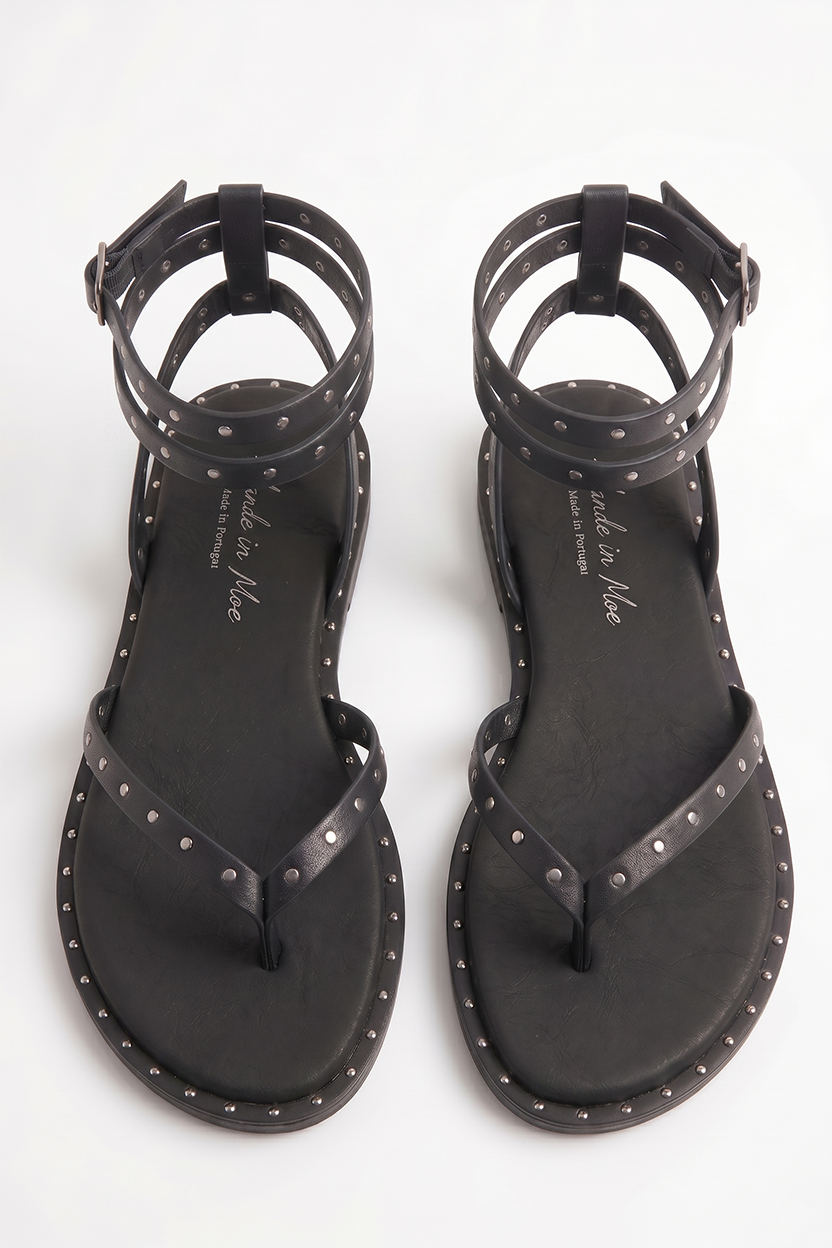 SANDALIAS TIRAS TACHAS - Imagen 5