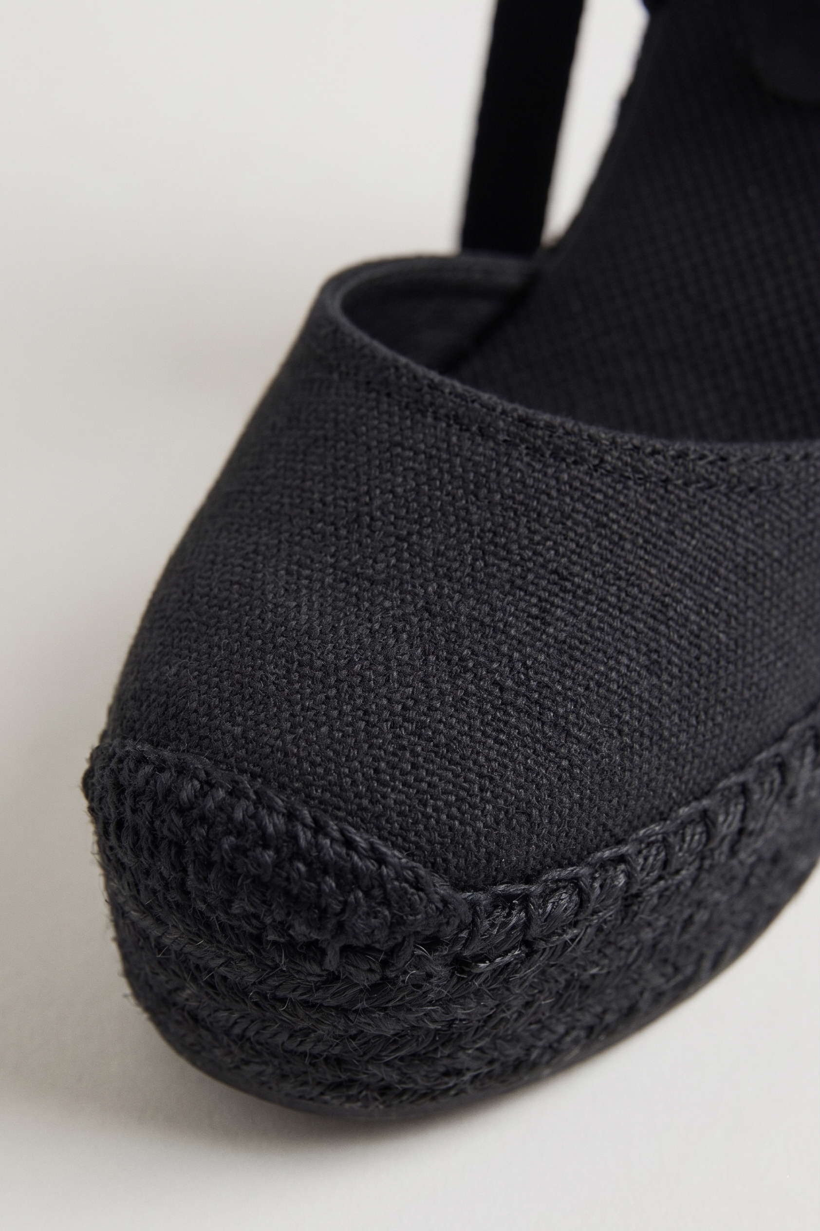 ALPARGATAS CUÑA ALL BLACK - Imagen 2