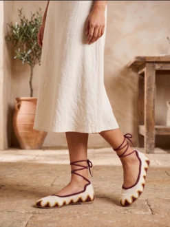 Alternative view of BAILARINAS CROCHET TREND BEIGE