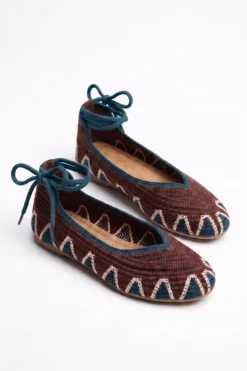 Alternative view of BAILARINAS CROCHET TREND BROWN