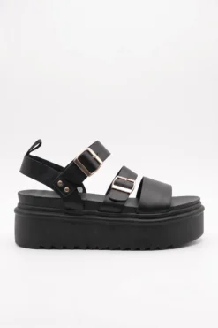 SANDALIAS TRACK BLACK