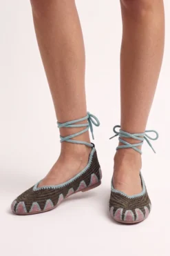Alternative view of BAILARINAS CROCHET TREND CAQUI