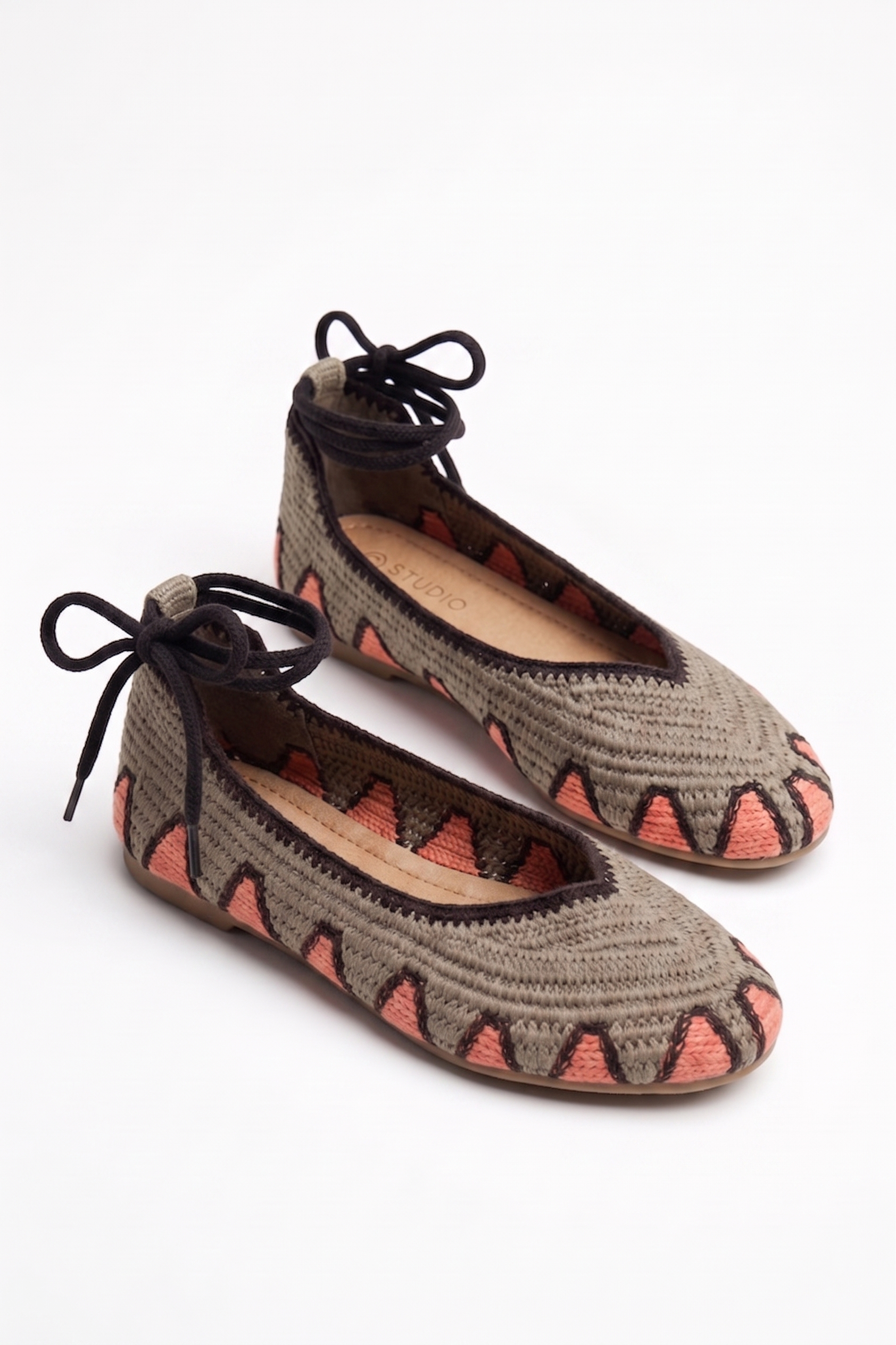 BAILARINAS CROCHET TREND TAUPE - Imagen 5