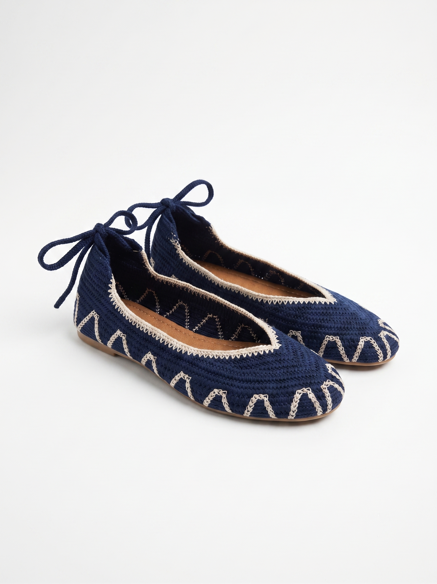 BAILARINAS CROCHET TREND AZUL MARINO - Imagen 4