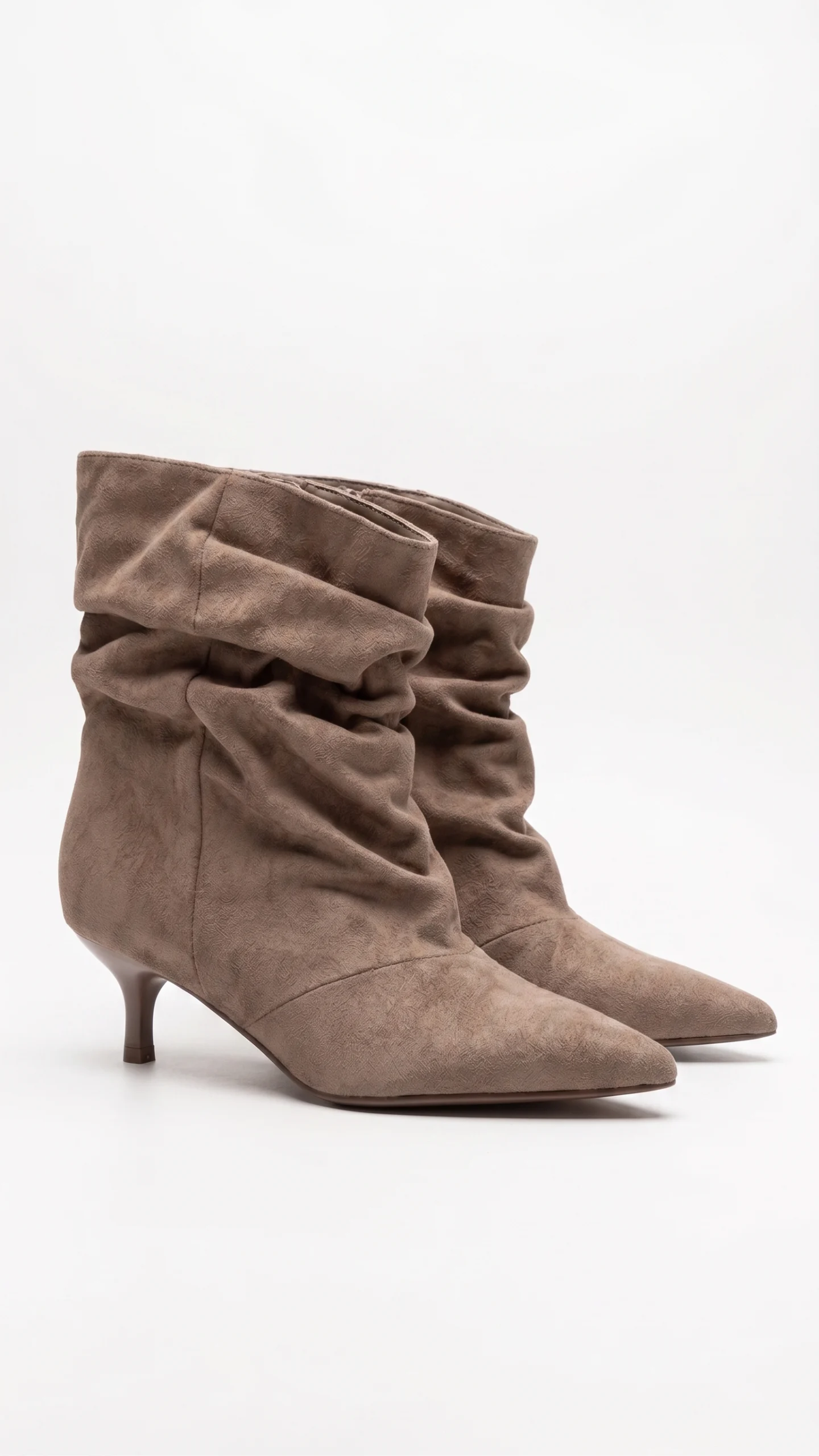 Botines de Tacón Kitten Slouchy con Caña Ancha - Imagen 2