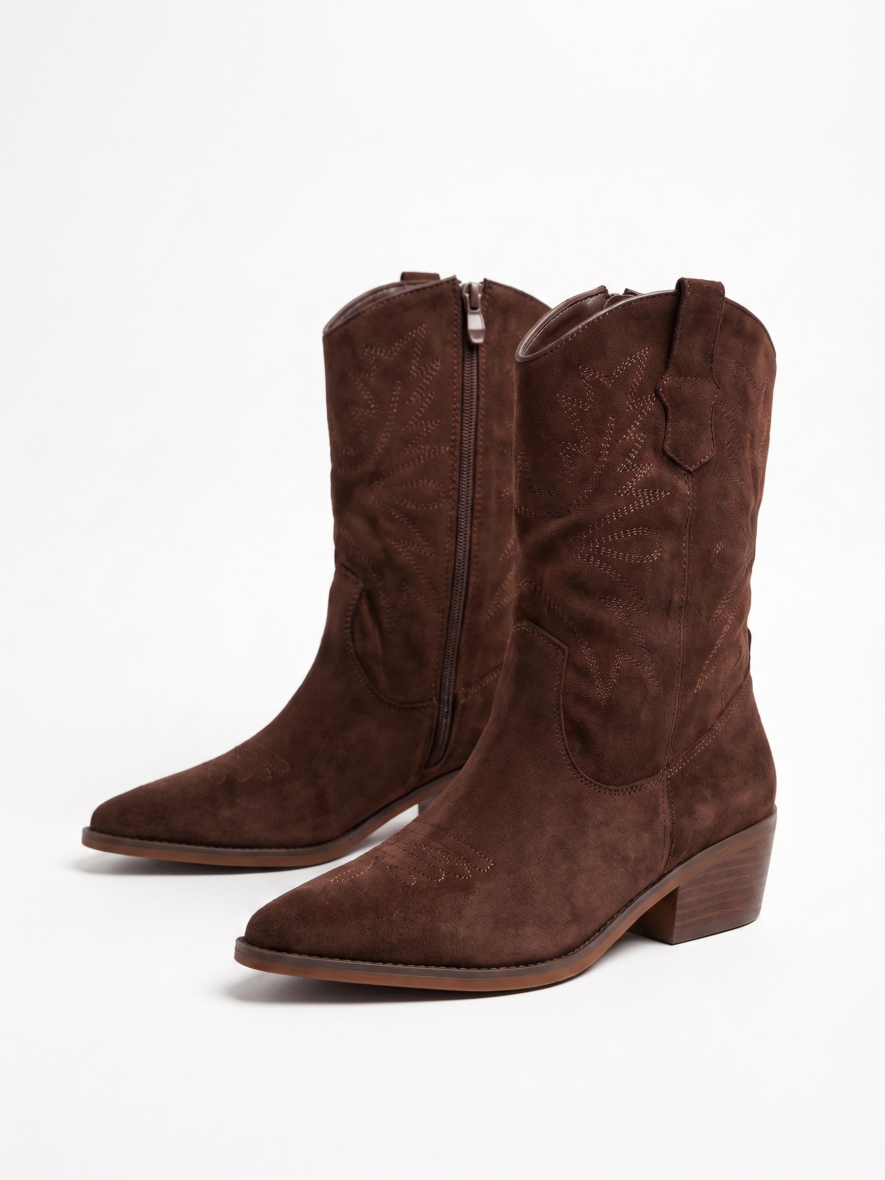 BOTAS COWBOY WESTERN MARRÓN - Imagen 2