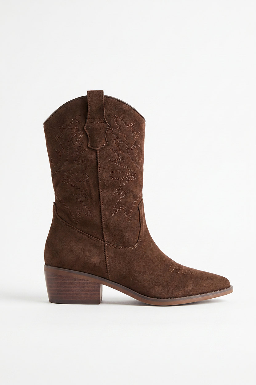 BOTAS COWBOY WESTERN MARRÓN