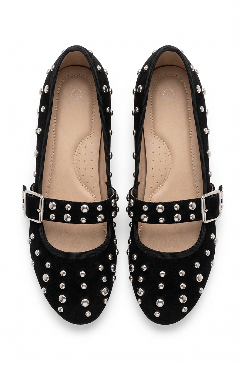 BAILARINAS TACHUELAS BLACK - Imagen 2