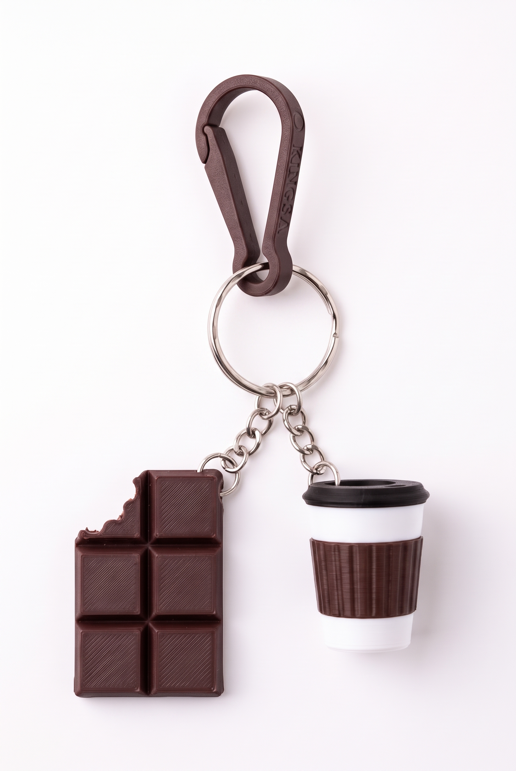 Coffee & Chocolate Bag Charm - Imagen 3