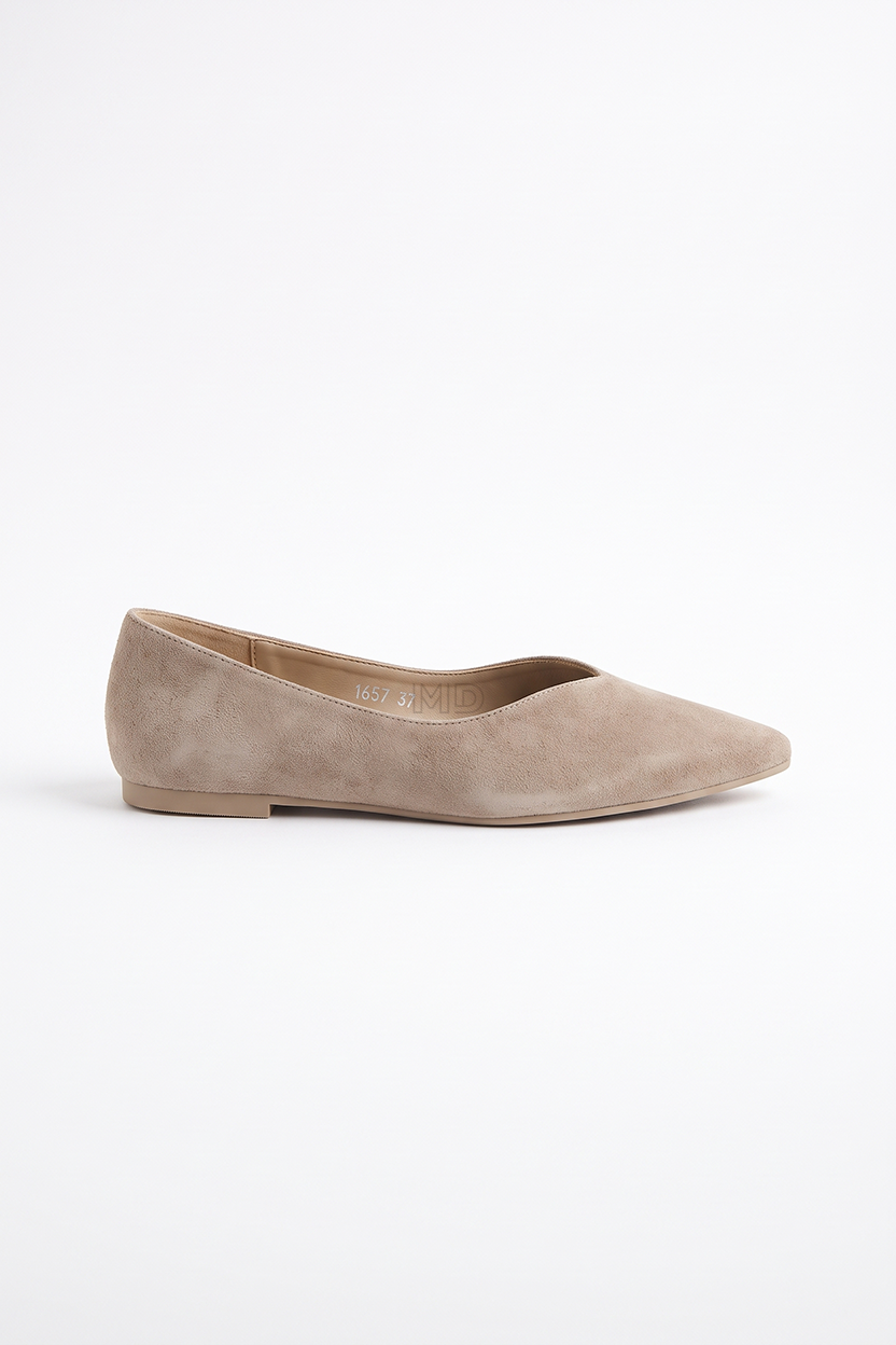 BAILARINAS DE PUNTA FINA TAUPE