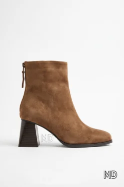 BOTINES DE ANTE CAMEL