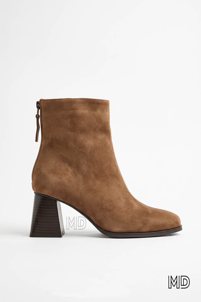 BOTINES DE ANTE CAMEL