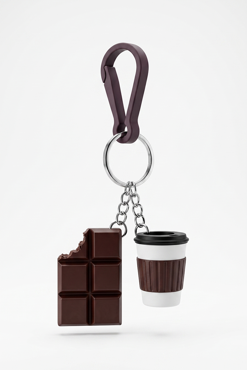 Coffee & Chocolate Bag Charm