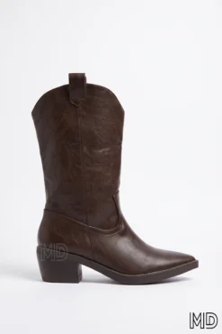 BOTAS COWBOY POLIPIEL BROWN